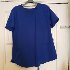 Scrubstar Royal Blue Short Sleeve Women's Top